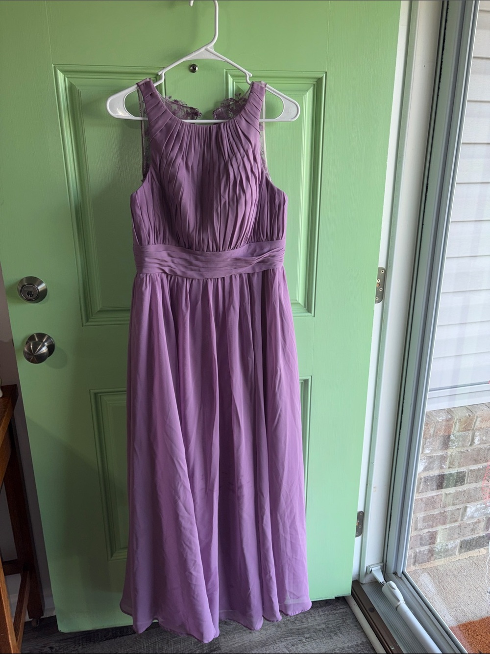 Azazie Purple Bridesmaids Dress - size A 6